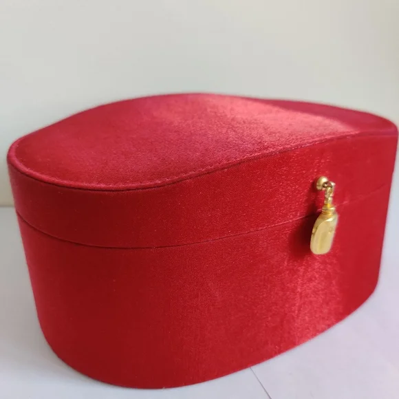 Vintage Dior Vanity Red Satin Box 💄 - Picture 5 of 12
